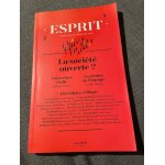 Esprit n 445, juin 2018 - la socit ouverte ?