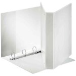 Esselte lot de 10 classeurs 4 anneaux 20 mm personnalisable 3 poches dos de 35 mm blanc