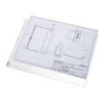 Esselte lot de 3 sachets de 10 pochettes perfores a3 paysage transparent 85 mic