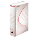 Esselte lot de 5 botes archive boxy 25 x 35 cm dos de 100 mm blanc