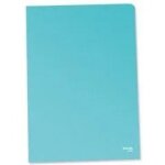 Esselte r�f 60834 chemise coin plastique bleu a�