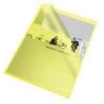 Esselte 60836 copy safe lot de 25 chemises en plastique jaune a4