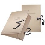 Esselte carton a dessin, format a3, avec cordons, gris