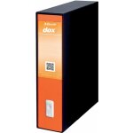 Esselte dox 2 classeur a anneaux a4 noir et orange