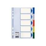 Esselte intercalaire 5 positions a5 a onglets