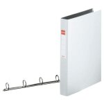 Esselte standard ring binders, pp white 4x25 mm classeur a anneaux a4 blanc