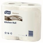Essuie - tout tork blanc 2 plis - lot de 2 rouleaux