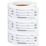 Etiquettes alimentaires solubles par food safe 1x3 '', autocollants de conglateur de cuisine parfaits ...