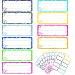 Etiquettes autocollantes ecole, 100pcs etiquettes scolaires autocollants, etiquettes adh�sives pr�nom, ...