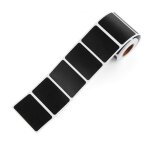 Etiquettes autocollantes noires amovibles, etiquette autocollante pour tableau noir en pvc, pour le stockage ...