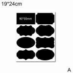 Etiquettes autocollantes pour pot, 10 feuilles, tableau noir, etanche, amovible, pour garde - manger, ... Etiquettes autocollantes pour pot, 10 feuilles, tableau noir, etanche, amovible, pour garde - manger, ...