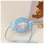 Etudiant sac d'cole nouveau style enfants fille sac a bandouliere ailes mignonnes pu changement messenger ...