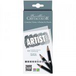 Etui de 12 crayons graphite - beaux - arts - 6b 4b 3b 2b b hb f h 2h 3h 4h - cretacolor