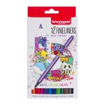 Etui de 12 feutres de couleur bruynzeel assortiment