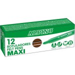 - etui de 12 feutres maxi marron marqueurs super lavables pour enfants marqueurs super brillants scolaires ...