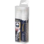 Etui de 2 marqueurs craie waterproof large blanc