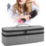 Etui pour brosse seche cheveux, pochette de voyage pour brosse ovale, sac de rangement pour brosse electriques ...
