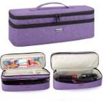 Etui pour brosse seche cheveux, pochette de voyage pour brosse ovale, sac de rangement pour brosse electriques ...