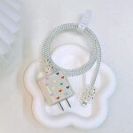 Etui de chargeur transparent pour apple iphone, protecteur de chargeur mignon, adaptateur secteur, câble ... Etui de chargeur transparent pour apple iphone, protecteur de chargeur mignon, adaptateur secteur, câble ...