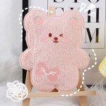 Etui a crayons en peluche, mignon ours doux, sac a crayons, mignon, cosm�tiques, pochette porte - stylo, ...