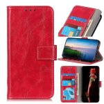 Etui en cuir horizontal pour xiaomi poco x3 nfc avec porte - cartes et cadre photo, rouge