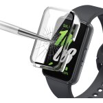 Etui pc rigide + verre tremp pour samsung galaxy fit 3 ¿ protection intgrale antirayures transparente ...