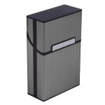 Etui portable en aluminium mince pour cigare et tabac, boîte de rangement, conteneur, accessoires pour ... Etui portable en aluminium mince pour cigare et tabac, boîte de rangement, conteneur, accessoires pour ...