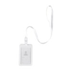 Etui porte - cartes blanc haut de gamme pour cartes de visite, d'identit� et de passeport ¿ plastique ...