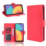 Etui portefeuille en cuir pour alcatel 1l 2021 avec support amovible rglable