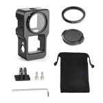 Etui de protection en alliage d'aluminium pour dji action 2, cage a cadre mtallique, accessoires de ...