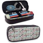 Etui a stylos en cuir ange enfants et chats avec des ailes enfantin c�leste fantaisie b�b�s carton etudiants ...