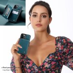 Etui de téléphone portable avec support magnétique pour voiture, doublure en daim, double emplacement ... Etui de téléphone portable avec support magnétique pour voiture, doublure en daim, double emplacement ...