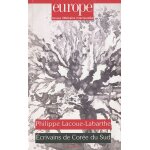Europe n 973, mai 2010 - philippe lacoue - labarthe - ecrivains de core du sud