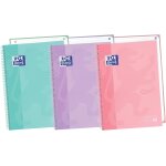 Europeanbook lot de 3 cahiers a4 micro - perfors format a4 1, couverture extra large, spirale, a4 + ...