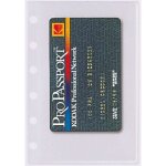 Exacompta 14208 recharge pochette cartes de visite pour organiseur exatime 14 pochettes de 5 transparent ...