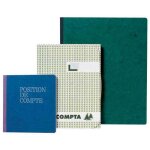 Exacompta 16130e piqure 27 / 32 t�te paresseuse 13 colonnes 80 pages