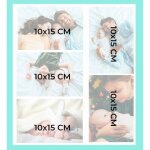 Exacompta - ref. 16263e - album photos livre ellipse - 300 photos - 60 pages blanches - format 29 x 32 ...