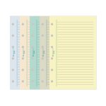 Exacompta 18251 recharge feuillets lign� pour organiseur exatime 17 44 feuill. . .