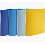 Exacompta lot de 20 classeurs 4 anneaux 15mm polypropylne recycl beeblue - a4 - coloris alatoire