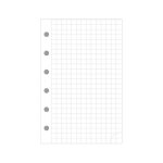 Exacompta 29111 recharge r�glet perfor� souple pour organiseur exatime 29 32 feuillets blanc