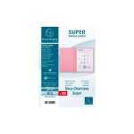 Exacompta lot de 5 paquets de 100 sous - chemises super 60g 22x31cm rose