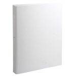 Exacompta 54388e set de 10 classeurs a anneaux rembord� en polypro dos de 4 cm blanc