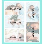 Exacompta - album photo livre ellipse 60 pages blanches 29 x 32 cm - vert - vert