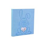 Exacompta album photos livre lapin teddy, 290 x 320 mm, bleu
