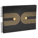 Exacompta album photo a spirale graphik, 320 x 220 mm, noir