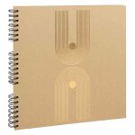 Exacompta album photo  spirale graphik, 320 x 320 mm, kraft