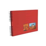 Exacompta album photos  spirales milano 320 x 220 mm, rouge