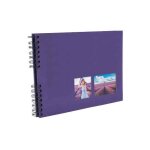 Exacompta album photos a spirales milano 320 x 220 mm, violet