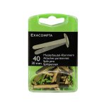 Exacompta - bo�te de 40 attaches parisiennes 30mm dor�es