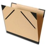 Exacompta carton a dessin en kraft dos et coin toil� format a3